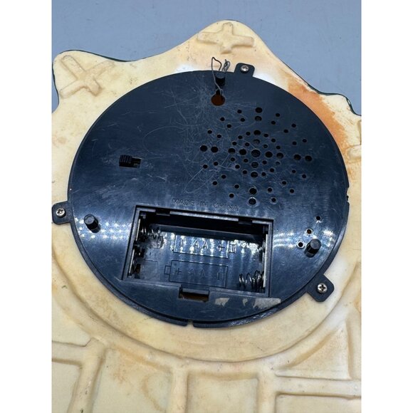 Vtg Motion Activated Santa Face Light Up Musical Talking Ho Ho Merry Christmas - Picture 9 of 15